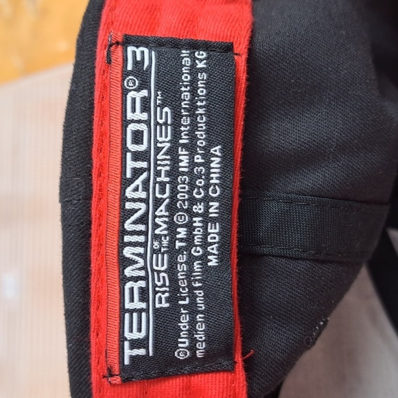 Terminator 3 Rise of the Machines 2003 offical licensed movie promo pull tab hat - Picture 8 of 8